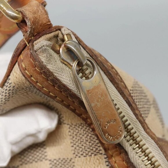 LOUIS VUITTON Damier Azur Siracusa PM Shoulder Bag N41113 LV Auth 118062 - Picture 12 of 16